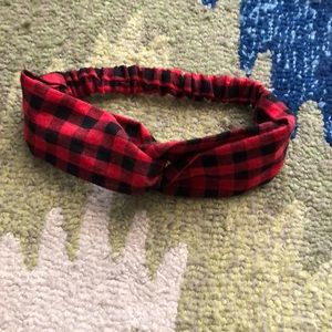 Buffalo Check turban headband